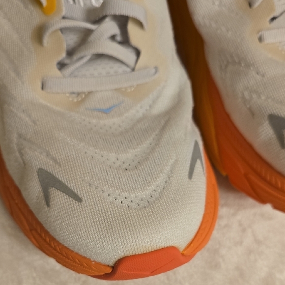 Hoka Cream and Yellow Sneakers 7.5 Women - Picture 11 of 14